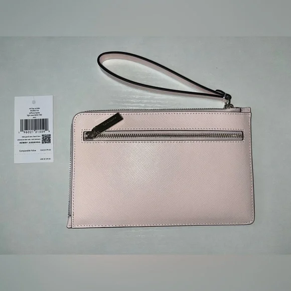 Kate Space Staci Heart Studded Satchel Bag with Cardholder and Wristlet - Picture 13 of 16